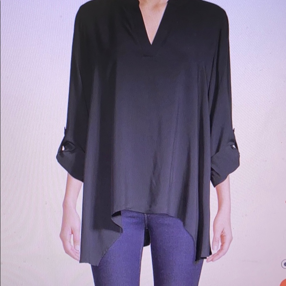 Context shirt in black